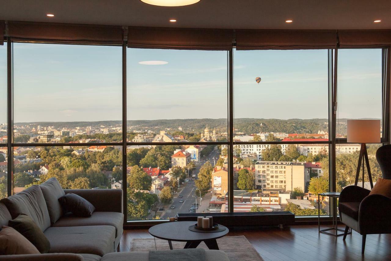 Luxury Panoramic Vilnius Apartment Exterior foto